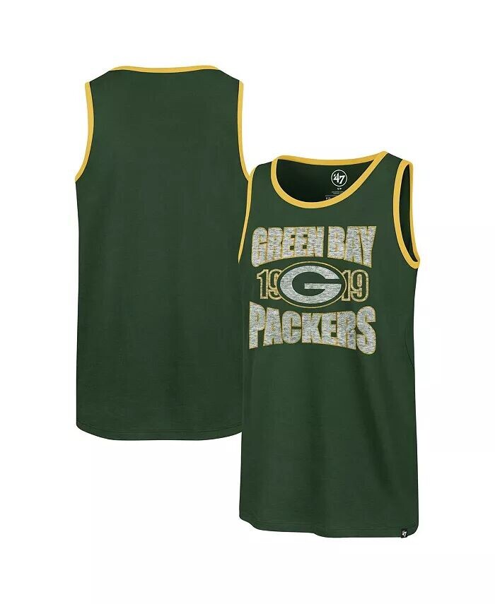 

Мужская зеленая майка Green Bay Packers Upload Franklin '47 Brand, зеленый