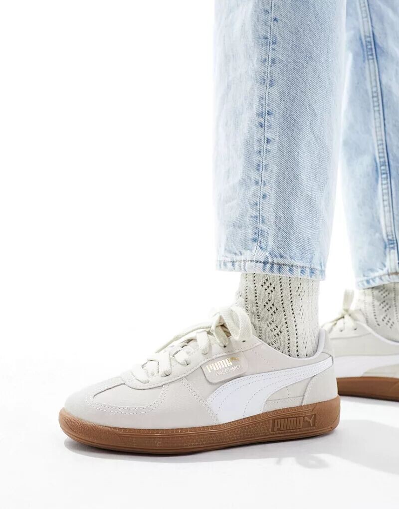 Белые кроссовки PUMA Palermo