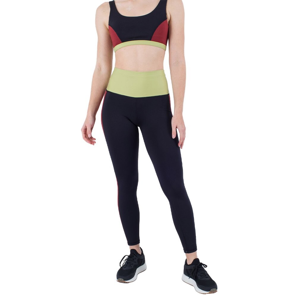 

Леггинсы Hurley Color Block Side Panel 7/8, черный