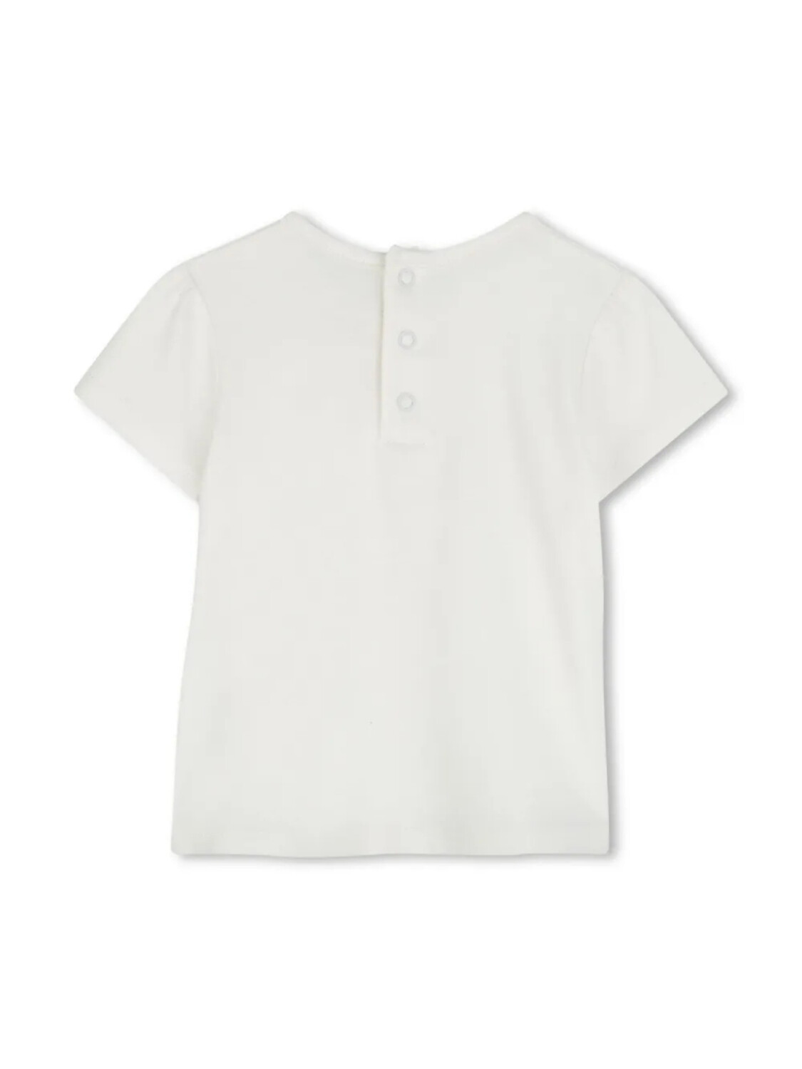 Chloé Kids комплект из футболки и шорт, белый — фото 4