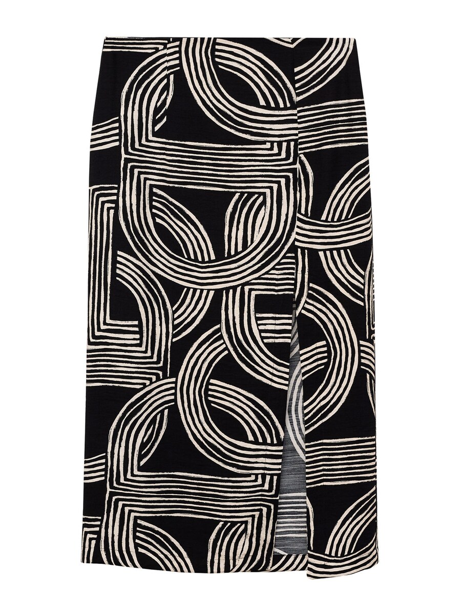 

Миди юбка MANGO Hawai, Black