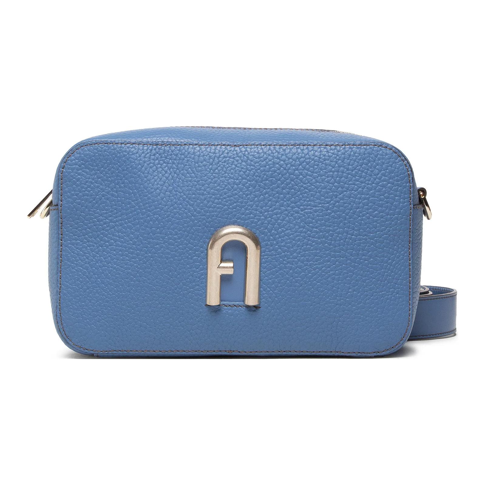 

Furla Кожаная сумка через плечо женская синяя