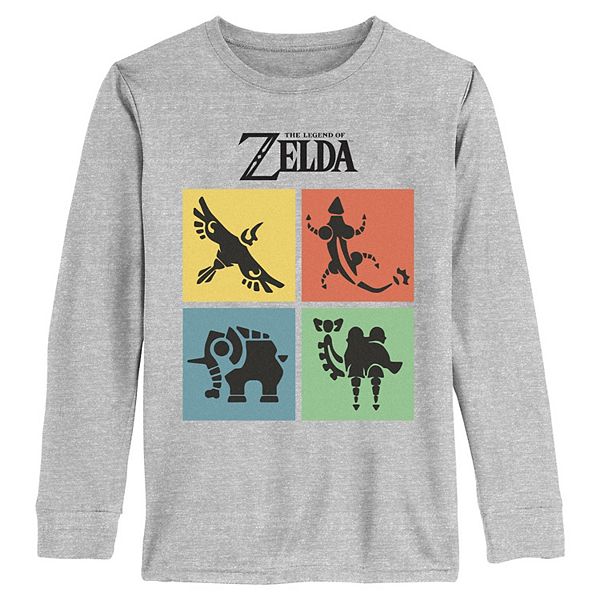 

Футболка с длинным рукавом Nintendo The Legend of Zelda Divine Beasts для мальчиков Licensed Character