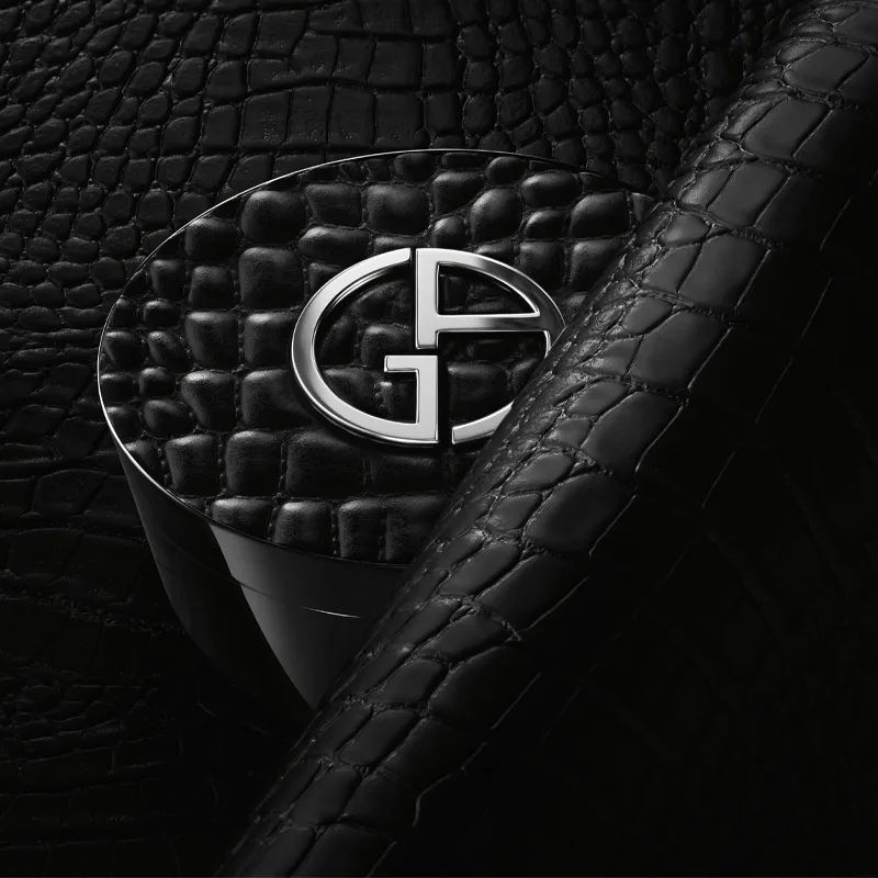ARMANI чехол-книжка с воздушной подушкой и крокодиловым принтом GIORGIO ARMANI, Crocodile Pattern Luxury Black Cushion Shell — фото 2