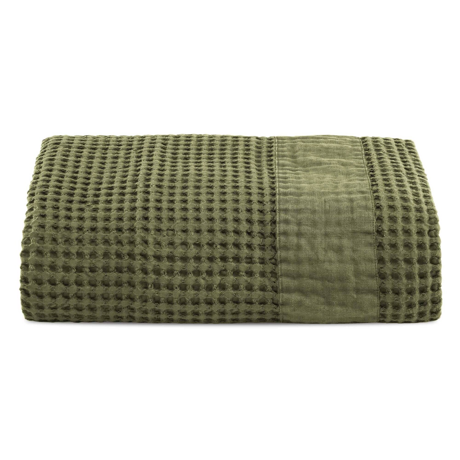 

Полотенце StoneWashed Honeycomb с льняной каймой - Jaspy Lisola Stone, лес