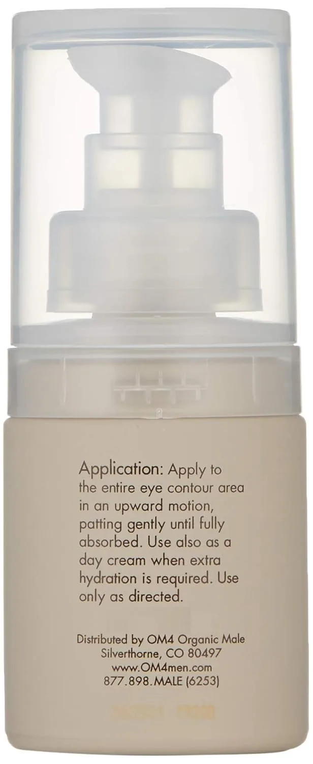 Organic Male OM4 Prevent: Eyebright Age Defying Moisture Complex Eye Cream - Супернасыщенный крем для глаз для мужчин, улучшающий увлажнение и уменьшающий темные круги под глазами. 28.35 г (1 шт.) — фото 4