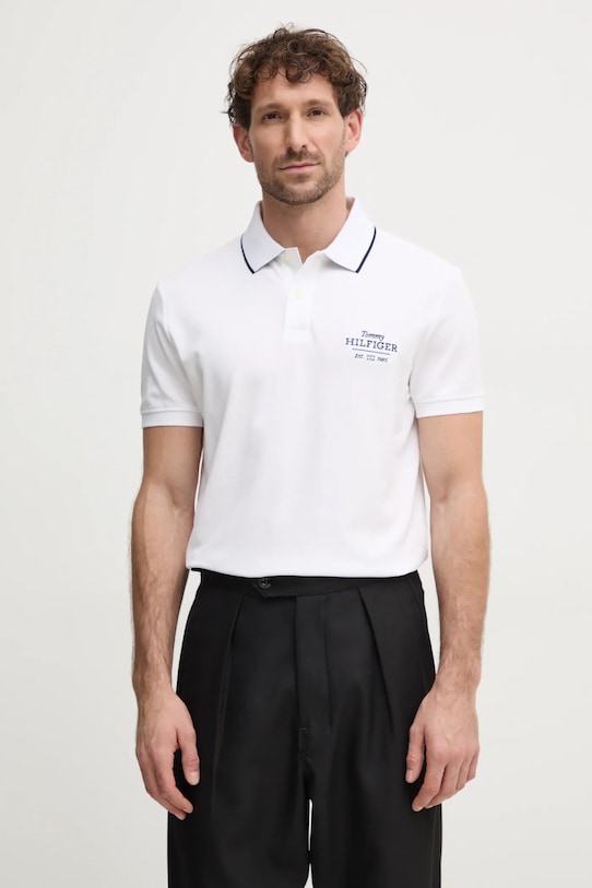 

Поло Tommy Hilfiger, белый