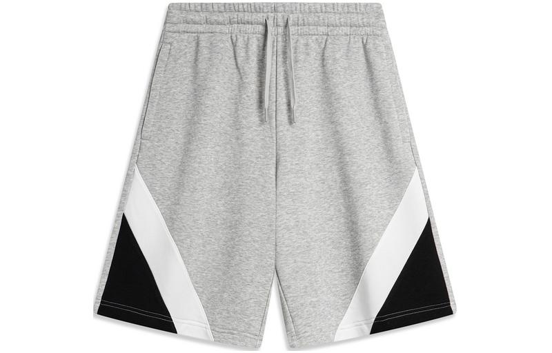 

Li-Ning LiNing Weekend Youth Casual Shorts Men's Heather Gray Light Smoke Gray
