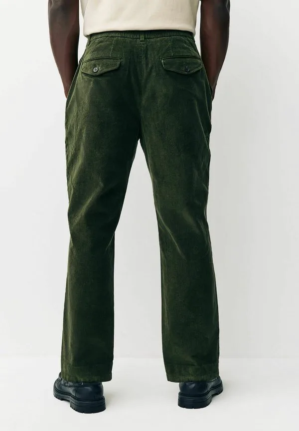 Классические элегантные брюки с эластичным поясом Next, Khaki Green — фото 3