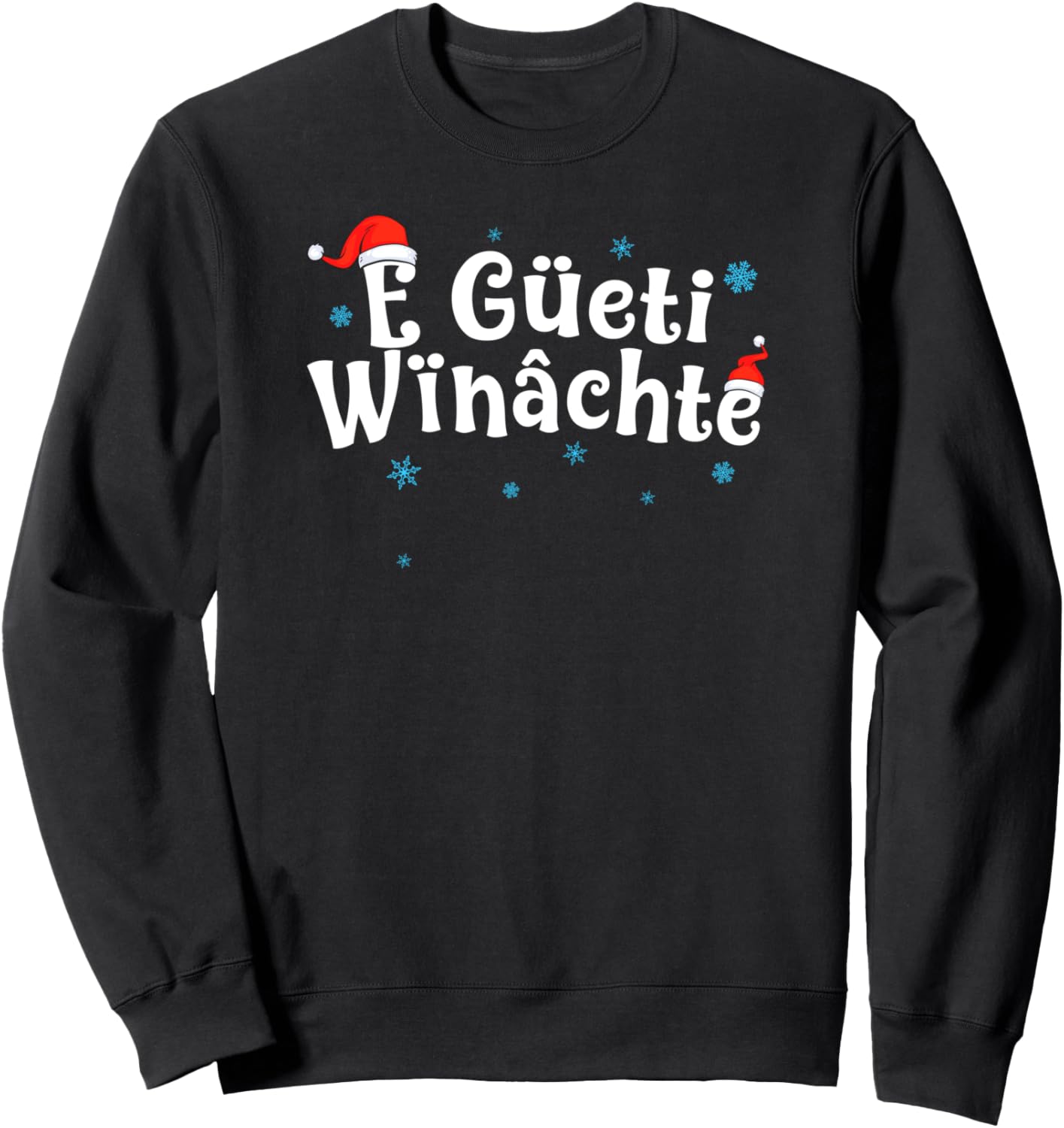 

Толстовка E Gueti Winachte Christmas Alsace Alsatian Christmas Tees & Gifts, черный