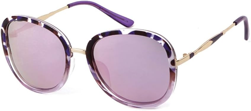 

Солнцезащитные очки с поляризационным покрытием для женщин, ретро-зеркальные линзы, винтажные очки для мужчин, очки для вождения, женские солнцезащитные очки UV400 HDUBFY, C364 Purple