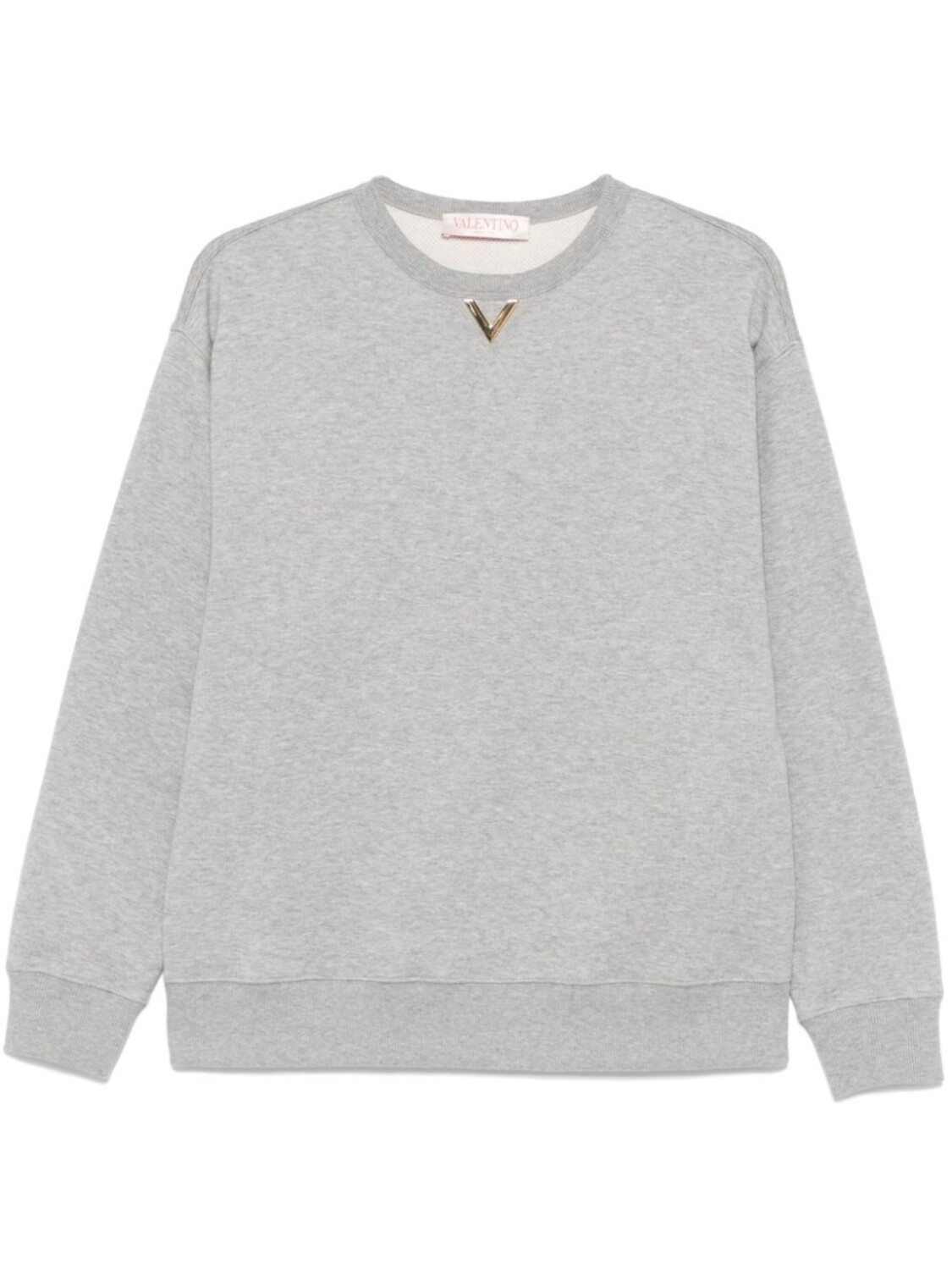 

Толстовка с логотипом Valentino Garavani V, серый