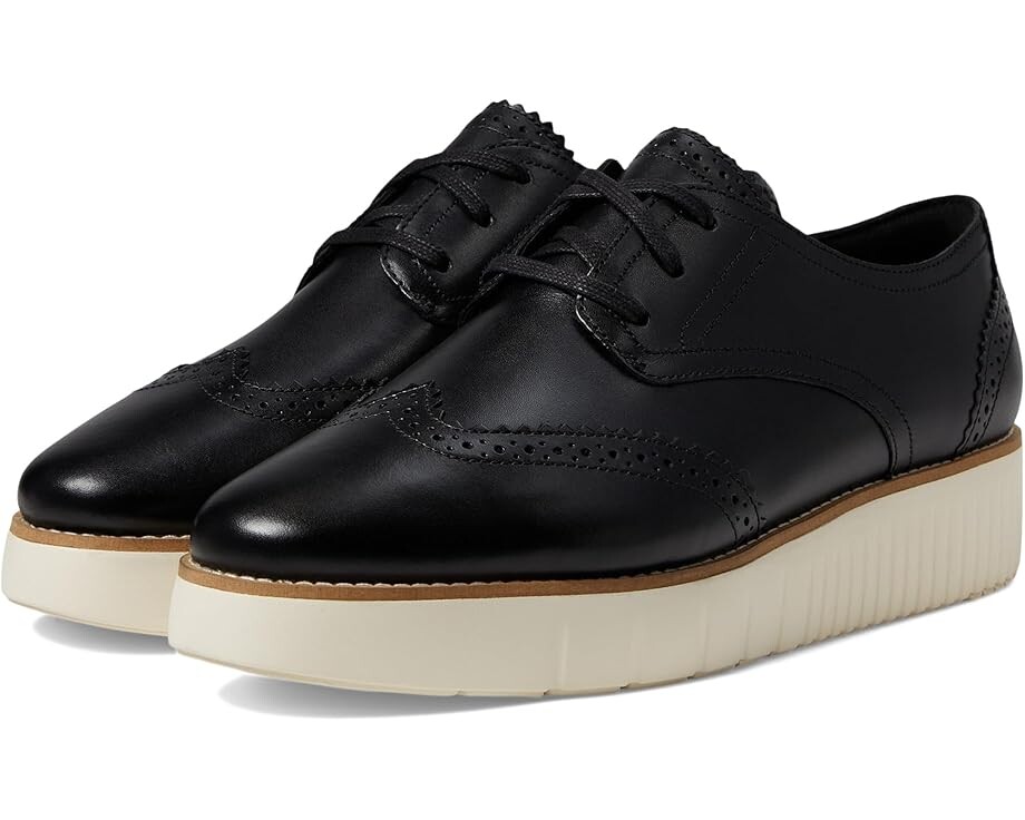 

Оксфорды Cole Haan Grand City Platform Oxford, цвет Black/Ivory