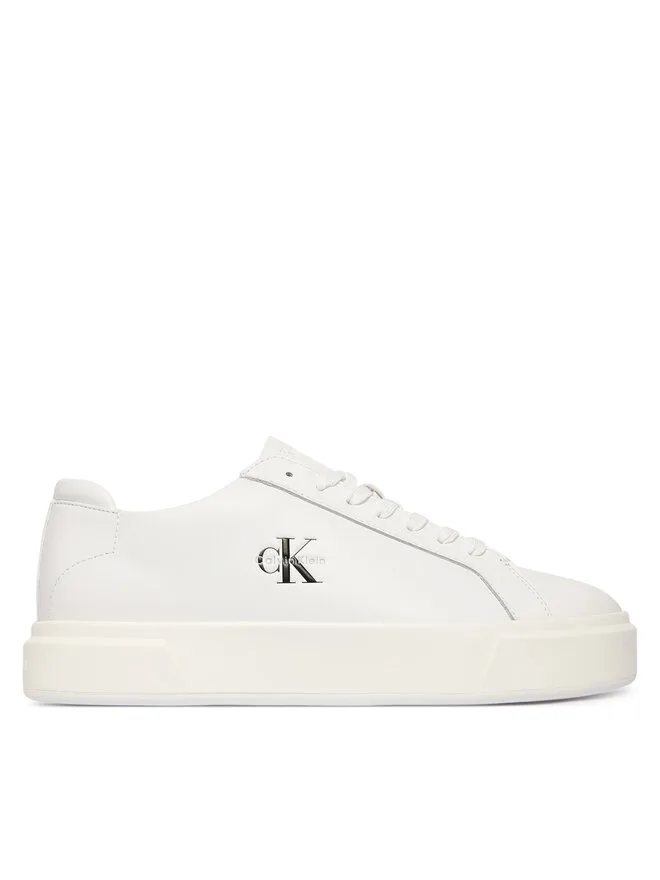 Calvin Klein Кроссовки Basket Cupole Laceup Lth Ml YM0YM01460 белые