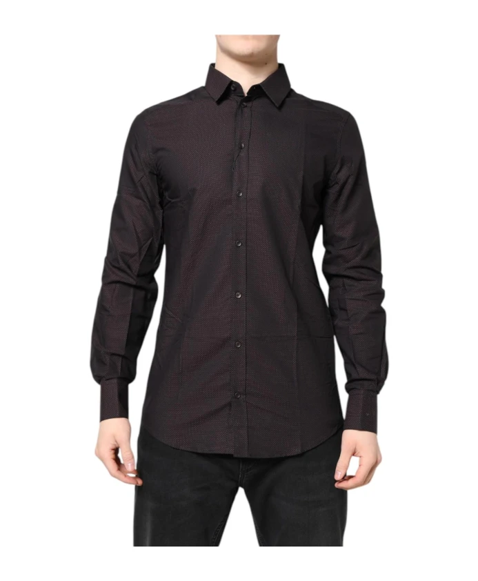 

Классическая рубашка с длинными рукавами Dolce & Gabbana, коричневый