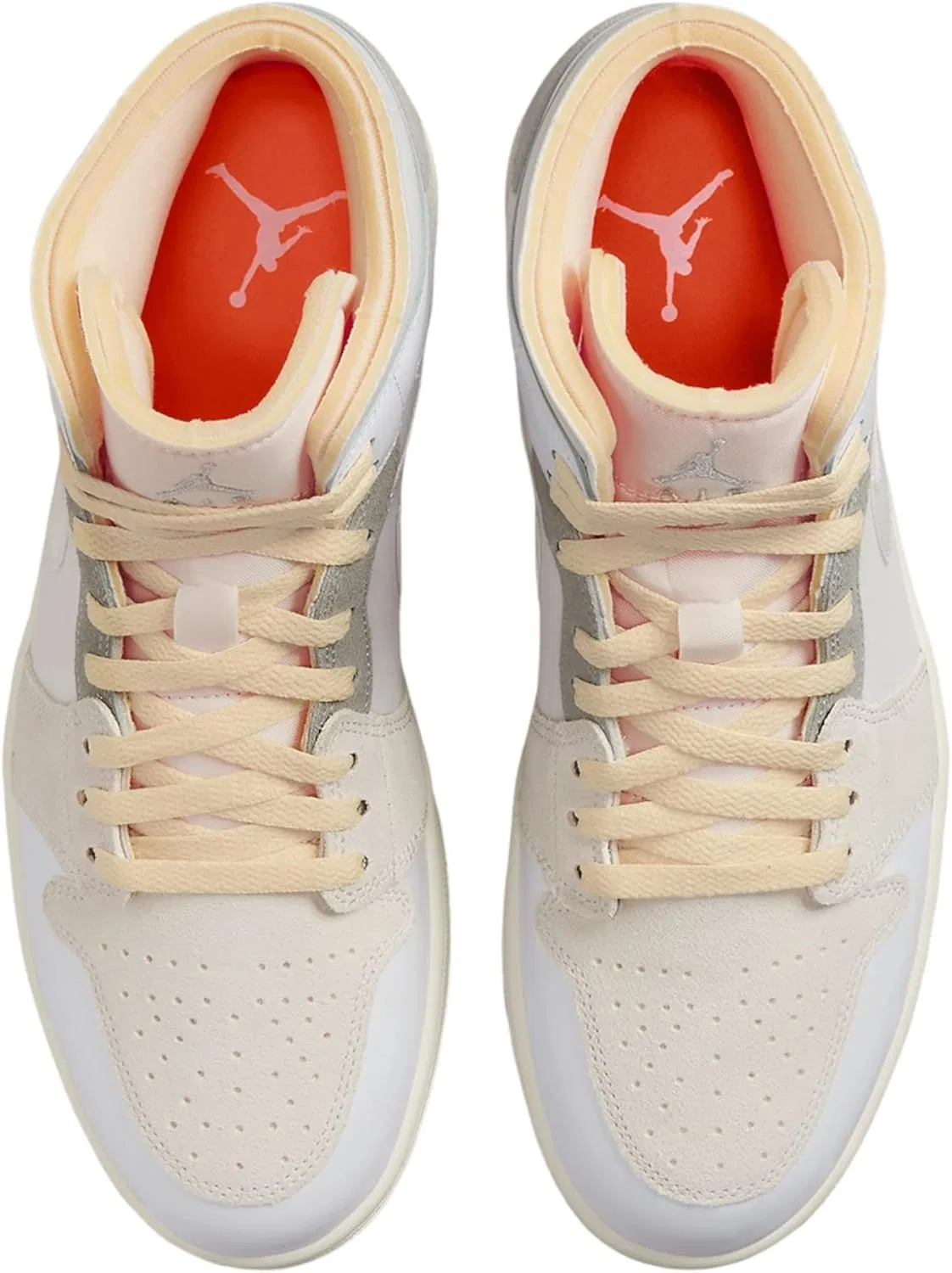 Кроссовки мужские Nike Air Jordan 1 Mid Se, цвет White Neutral Grey Phantom — фото 4