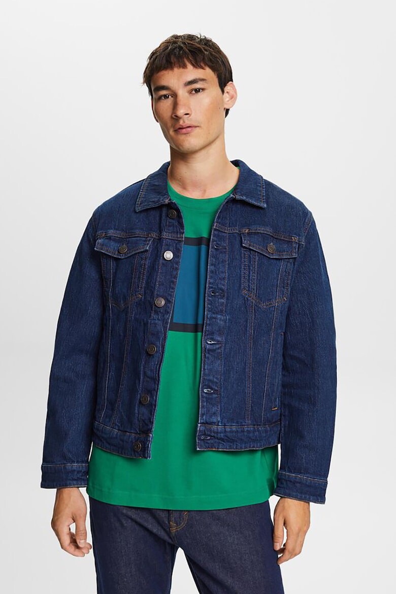 

Укороченная джинсовая куртка Esprit, синий