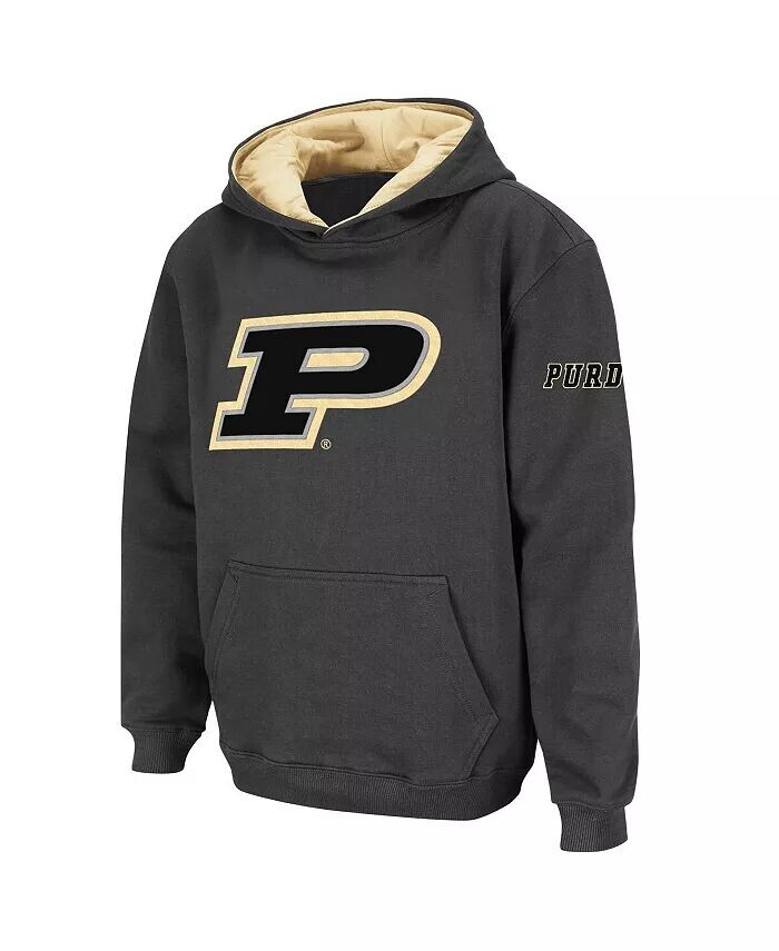 

Темно-серый пуловер с логотипом Big Boys Purdue Boilermakers Stadium Athletic