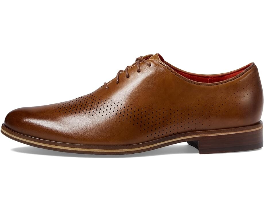 Оксфорды Cole Haan Washington Grand Laser Wing, цвет British Tan/Lava Energy — фото 4