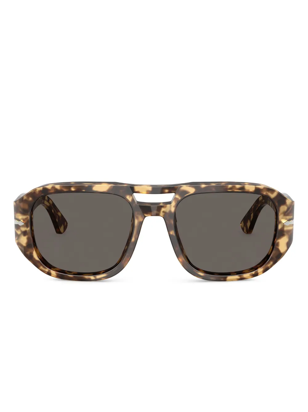 

Солнцезащитные очки в геометричной оправе Persol, коричневый