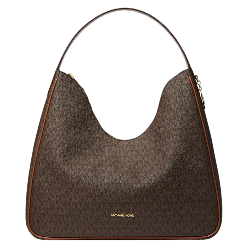 

MICHAEL KORS Сумка хобо из искусственной кожи среднего размера для женщин коричневая