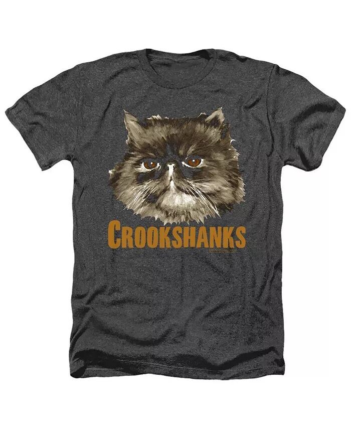

Мужская футболка Crookshanks Adult Heather Harry Potter, черный