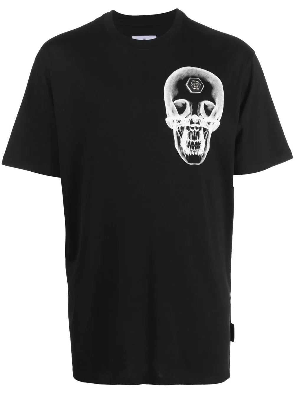 

Футболка с принтом Skull Philipp Plein, черный
