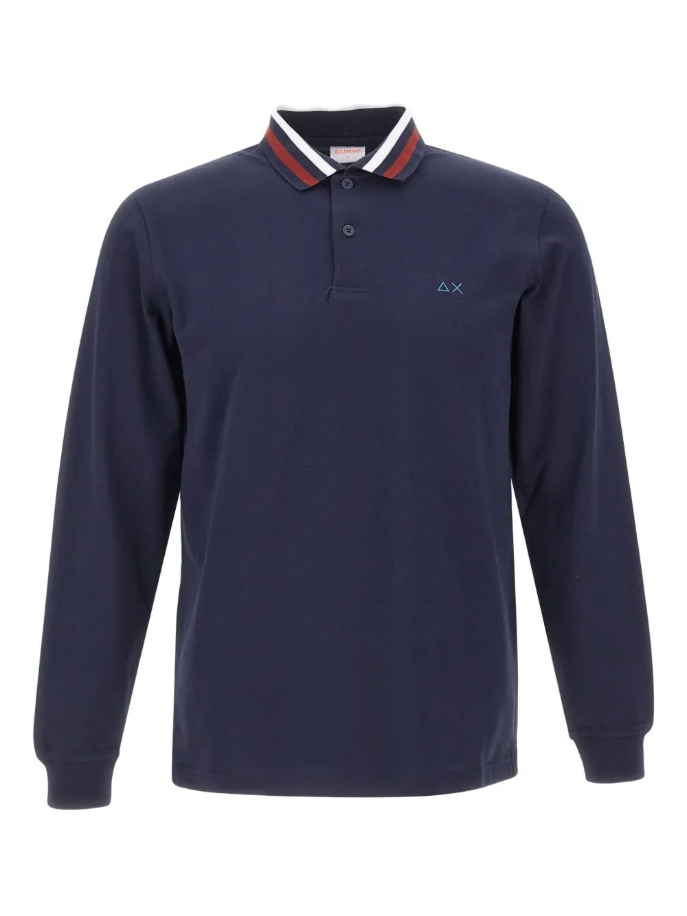 

Поло с длинными рукавами и воротником в разноцветную полоску Sun68