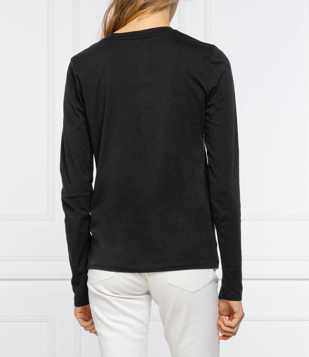 Блуза POLO RALPH LAUREN regular fit, черный — фото 4