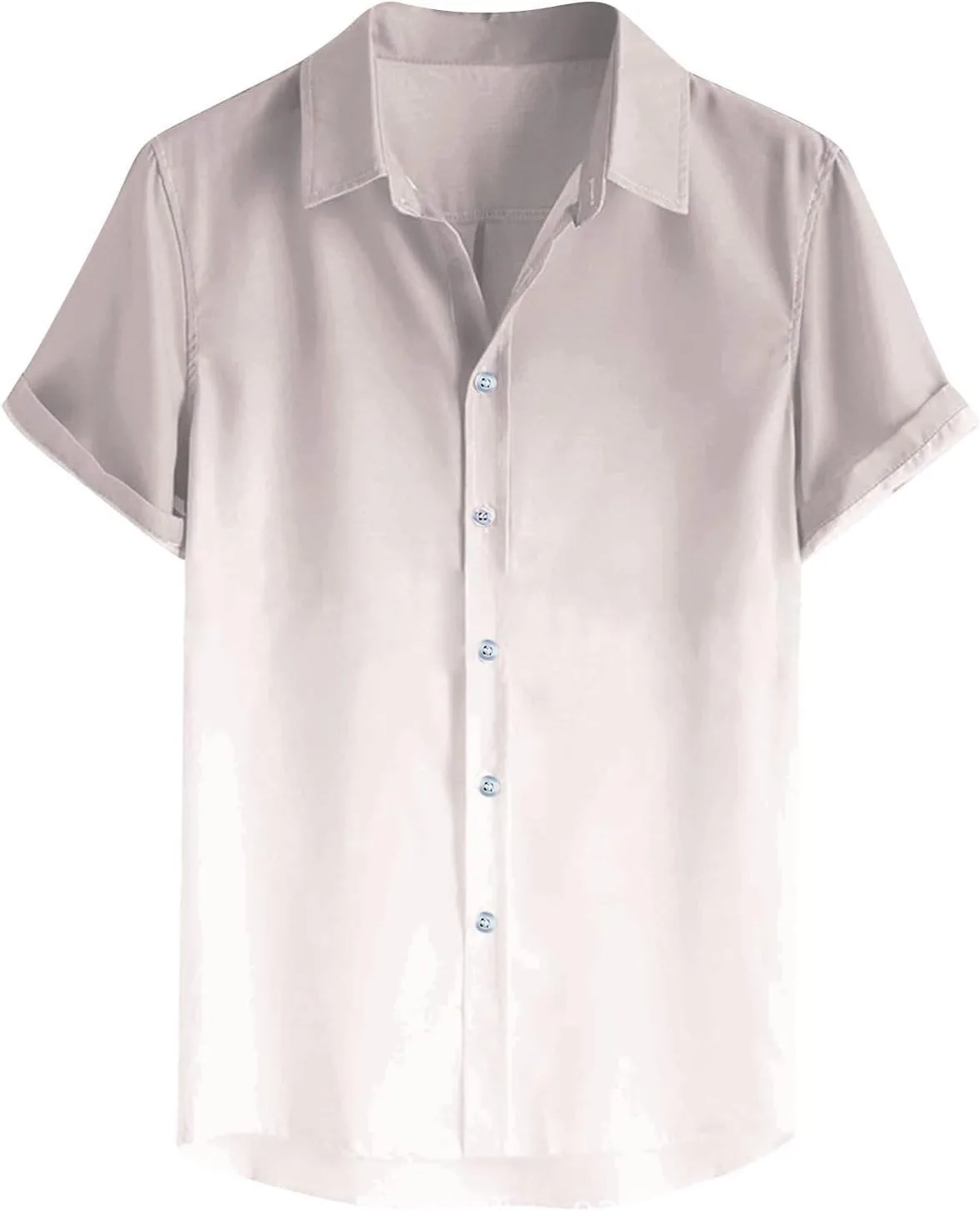 

Классическая рубашка для боулинга с градиентом, свободного кроя, с короткими рукавами QUNPIU