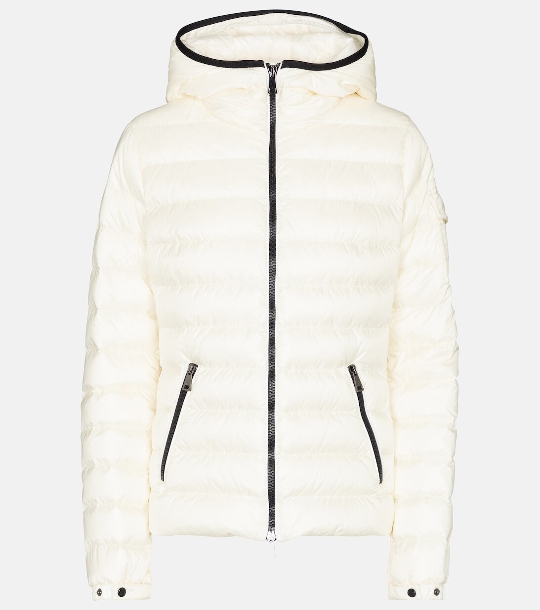 

Пуховик с блестками Moncler, белый