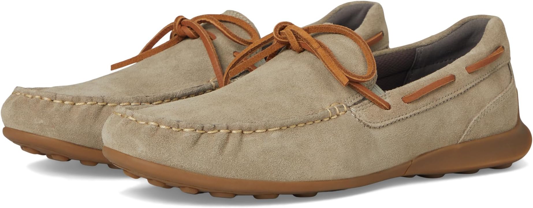 

Лоферы Rockport Dmx Dunphy, цвет Light Olive Suede