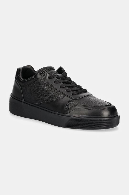 

Кожаные кроссовки LOW TOP LACE UP BSKT LTH Calvin Klein, черный
