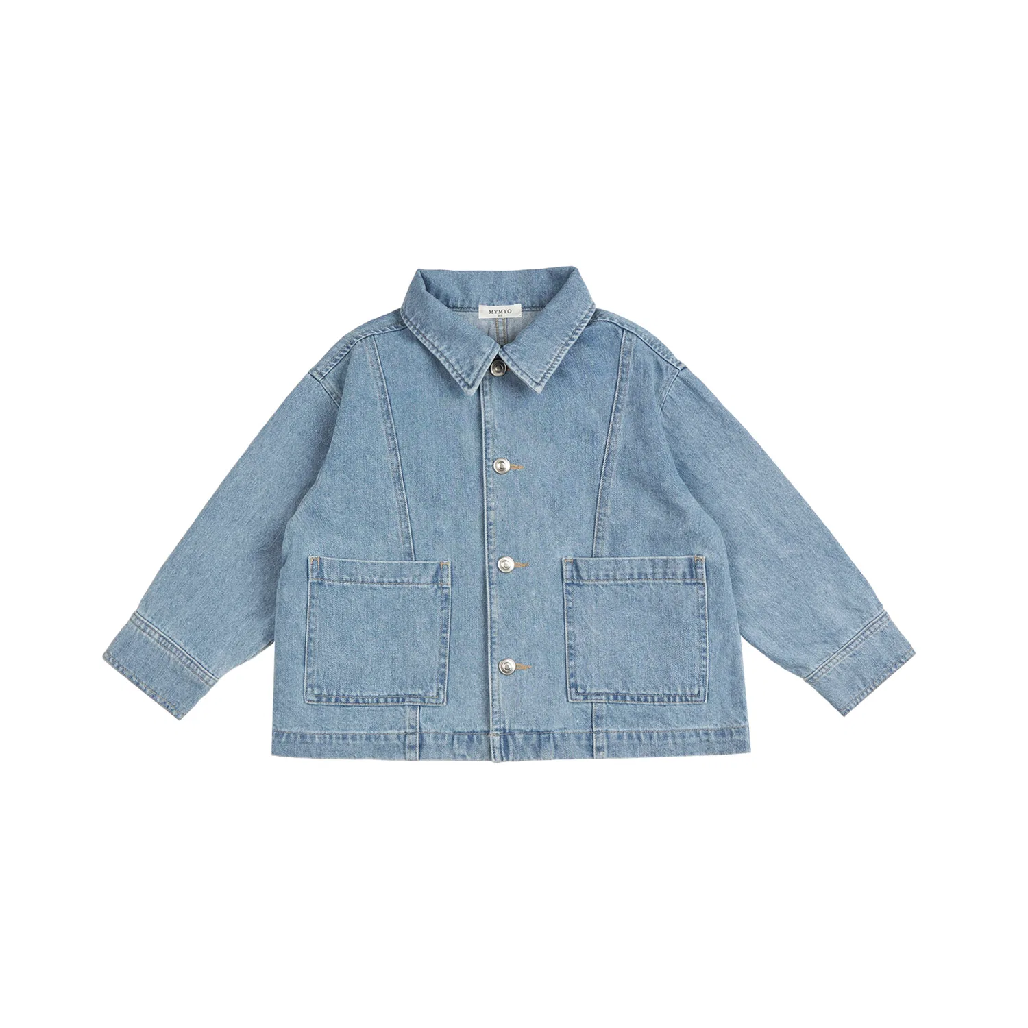 Детская джинсовая куртка Curved Denim от Mymyo