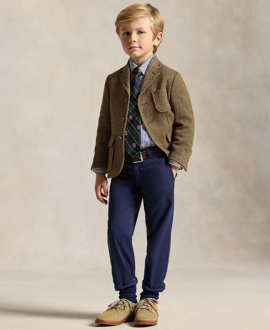Girl's & Boy's Back to School Sibling Matching Moment Polo Ralph Lauren, aviator  темно-синий — фото 2