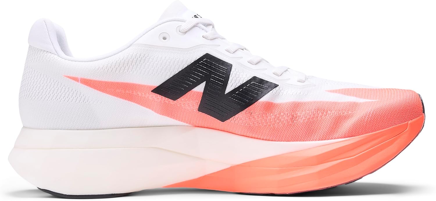 Мужские кроссовки New Balance FuelCell Supercomp Elite V5, белый/черный/красный — фото 3
