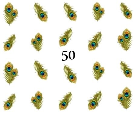 

Водные наклейки для ногтей - №50, inna