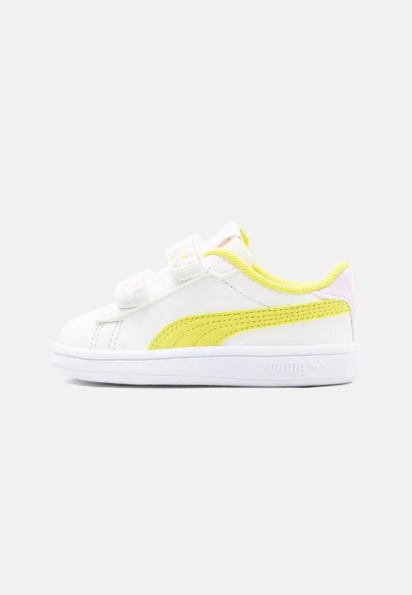 Кроссовки smash fun Puma, Warm White/Lux Lime/Pearl Pink