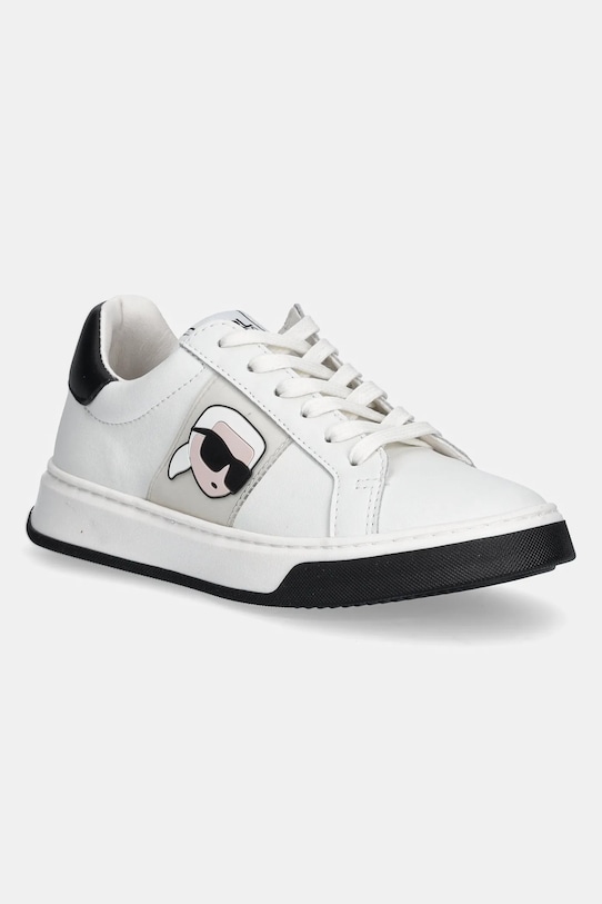 

Кожаные детские кроссовки Karl Lagerfeld, белый