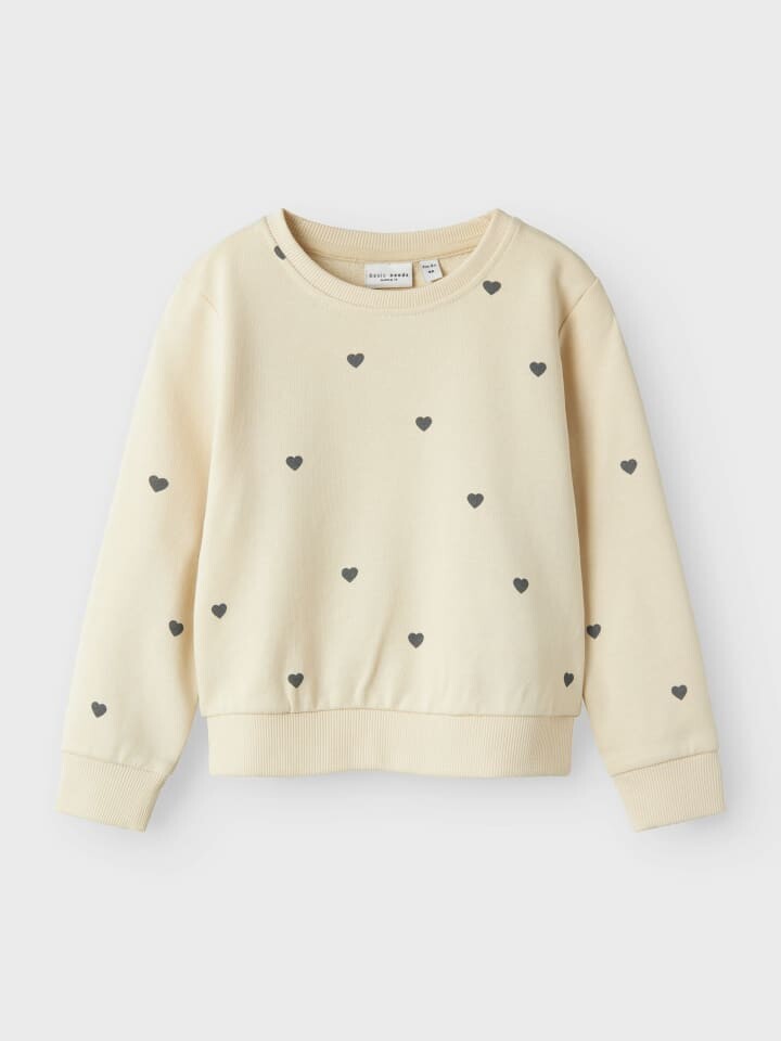 Толстовка name it Sweatshirt NMFVALBA LS SWEAT UNB, цвет summer sand — фото 4