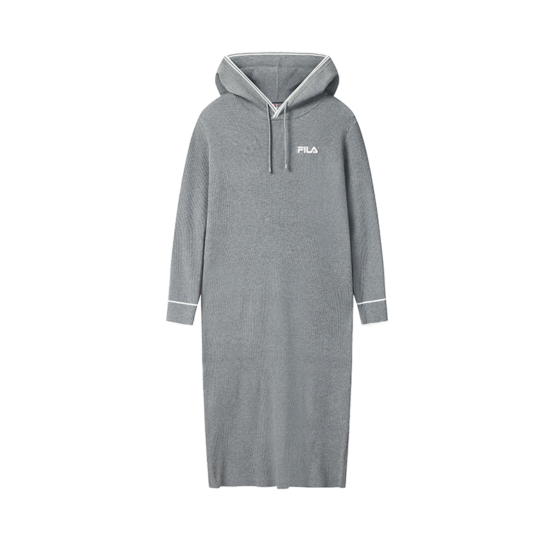

Heritage платье с длинными рукавами женское холодный цемент FILA, серый