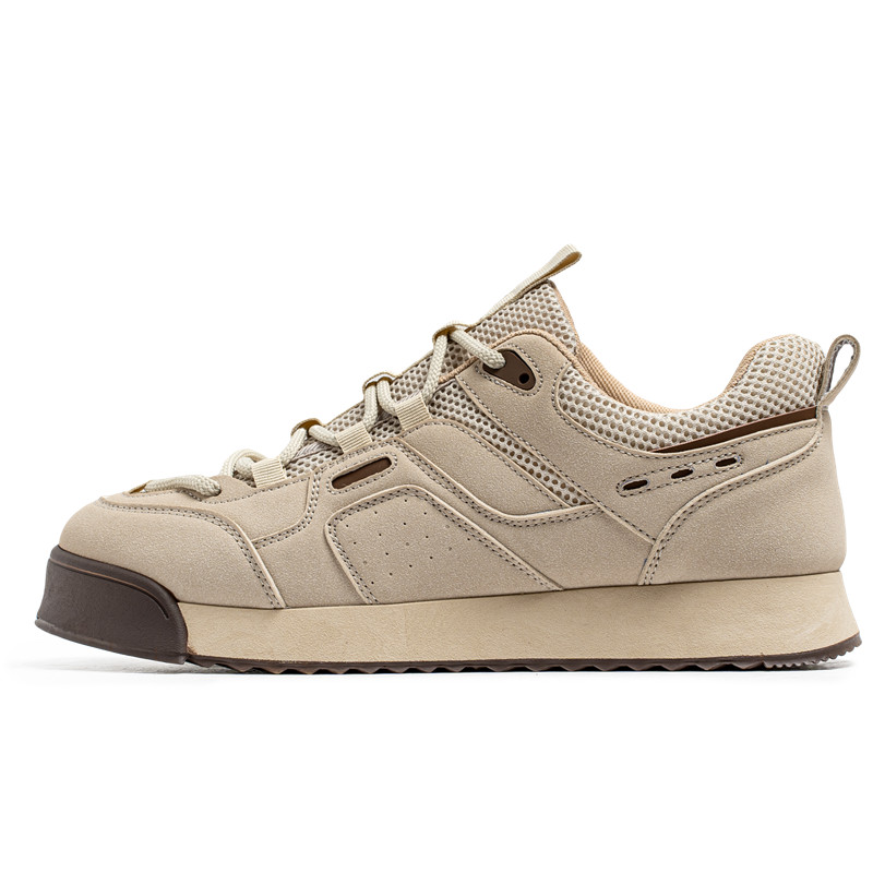 

JANECO Износостойкие мужские низкие кэжуал кеды бежевые, цвет Beige