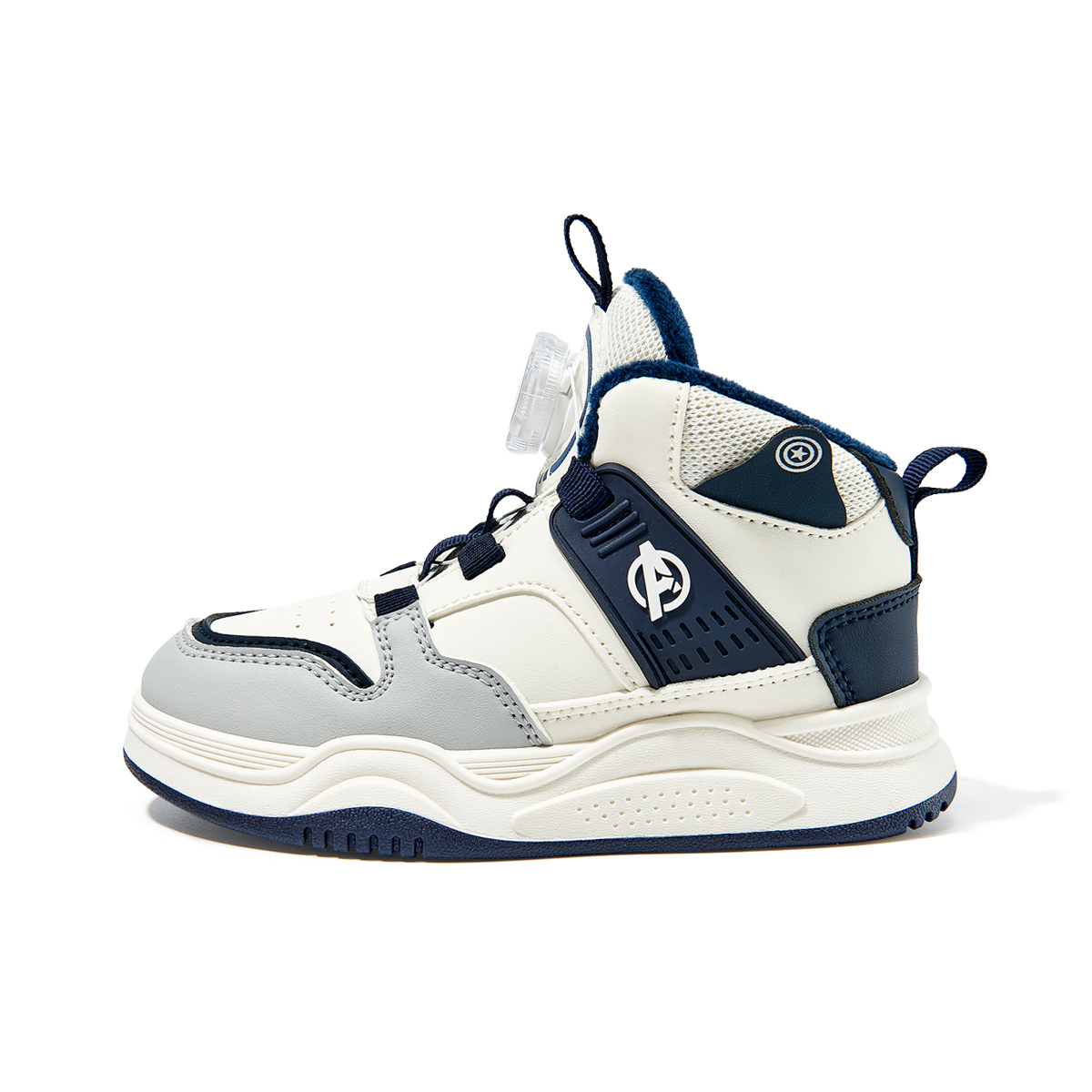 

Нескользящие и износостойкие теплые детские кроссовки для скейтбординга средней высоты Disney, темно-синий