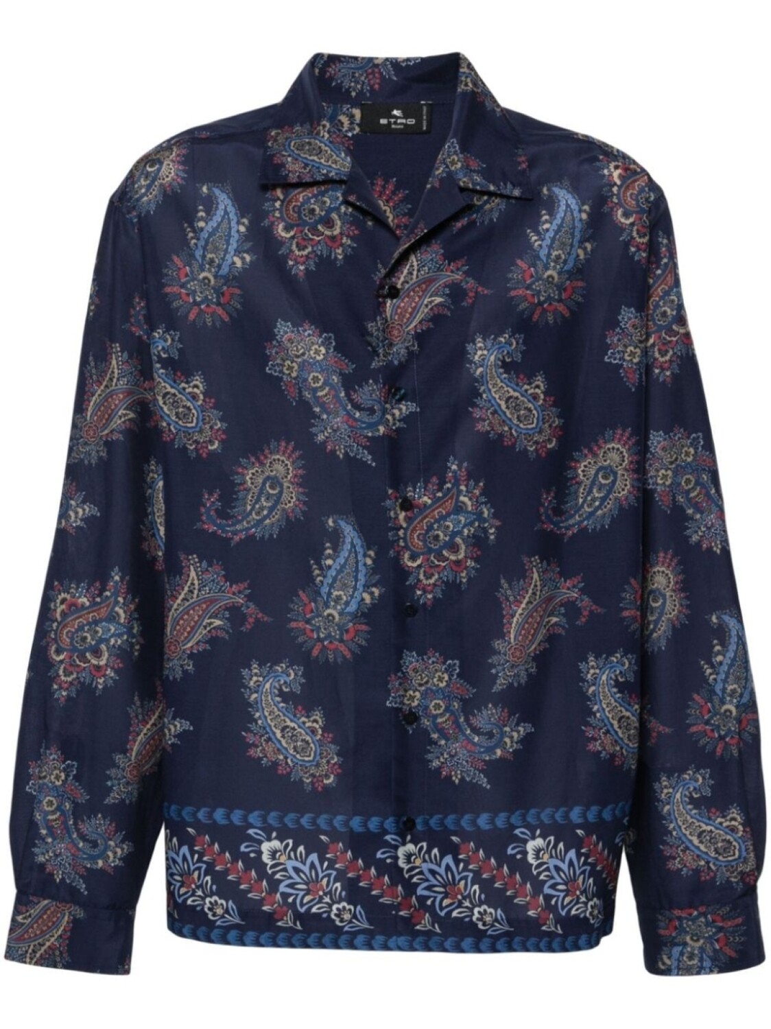 

ETRO рубашка с принтом пейсли, синий
