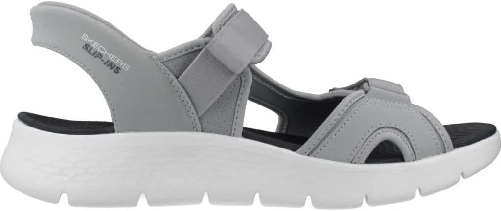 Мужские сандалии Skechers Go Walk Flex, Grey And Navy Textile — фото 4