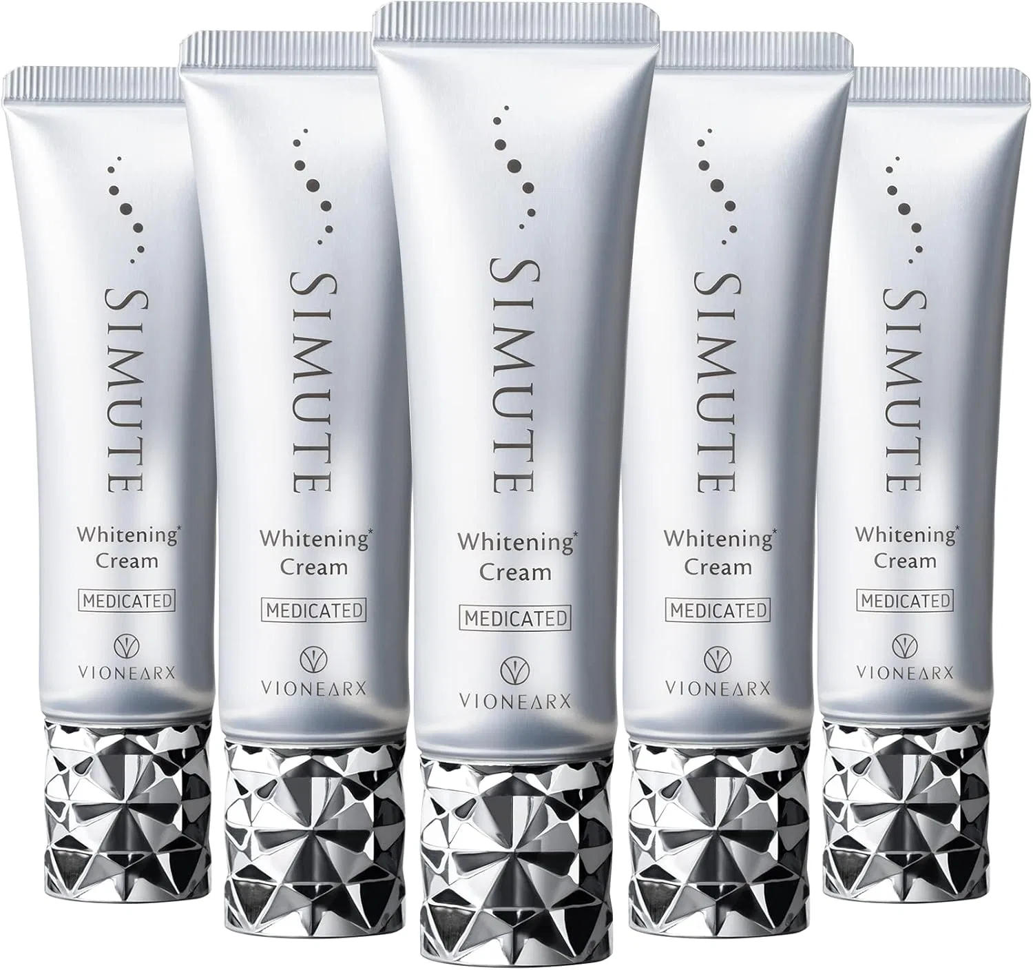 Крем отбеливающий Simute Hydroquinone, Tranexamic Acid, Vitamin C, 30 г, набор 5 шт Viwanarks