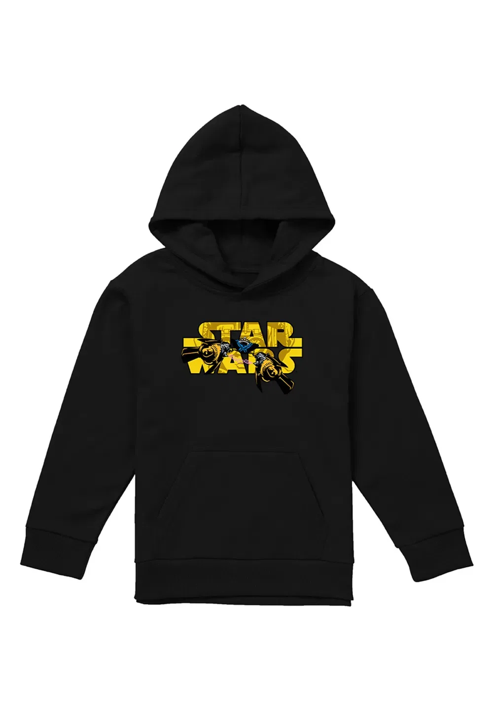 Детская худи Star Wars Pod Racing Logo, черная, черный — фото 4