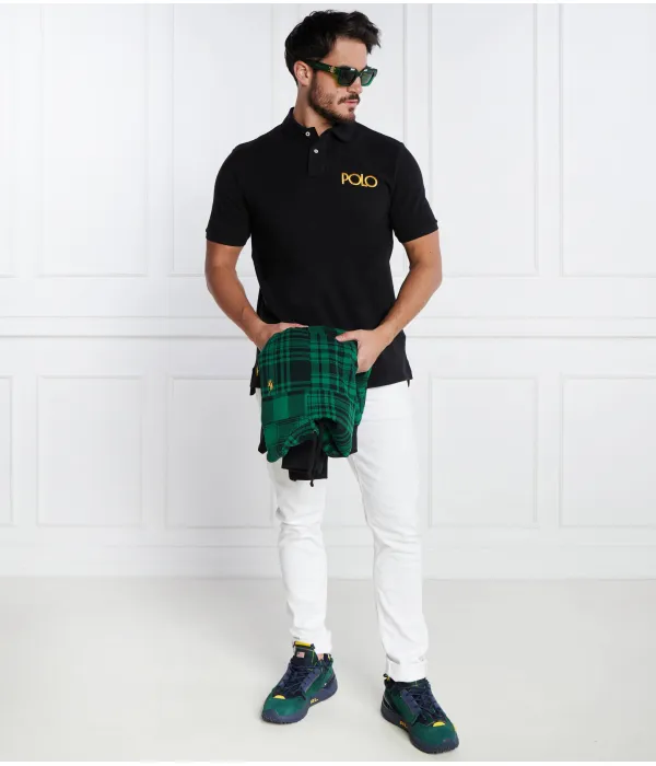 Футболка поло Classic fit Polo Ralph Lauren, черный — фото 2