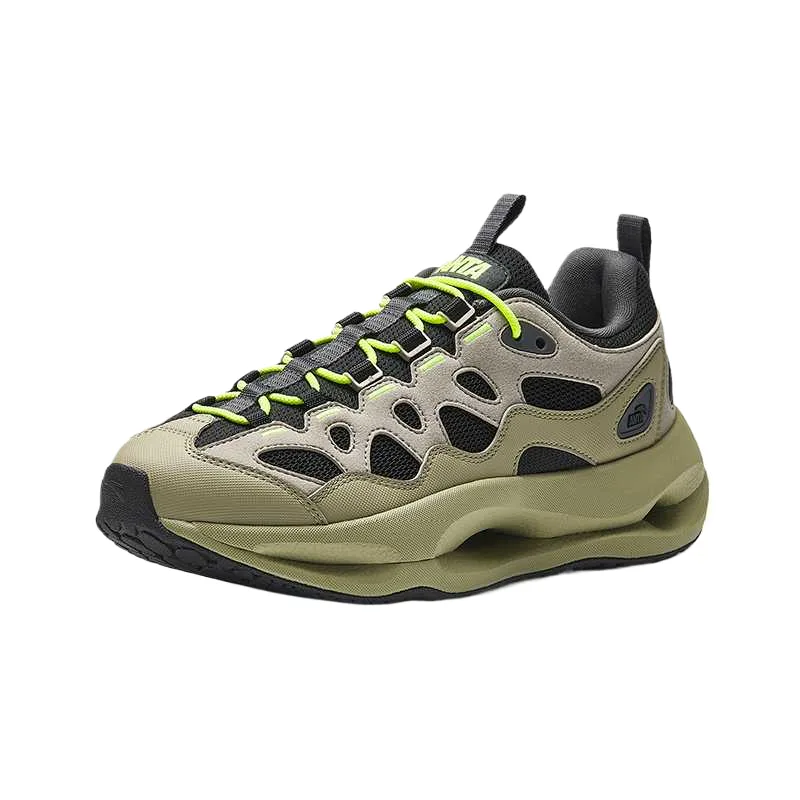 Кроссовки Life Collection с амортизацией и дышащим верхом ANTA, Basic Black/Dust Gray/Cyan Smoke Gray — фото 3