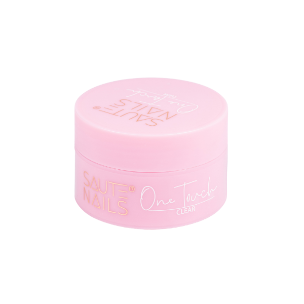 

Прозрачный строительный гель, 50 г Saute Nails One touch, цвет clear